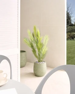 Vaso per piante LIVADIA 27 cm Verde oliva