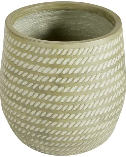 Vaso per piante LIVADIA 27 cm Verde oliva