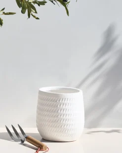 Vaso per piante LIVADIA 20 cm Bianco sporco