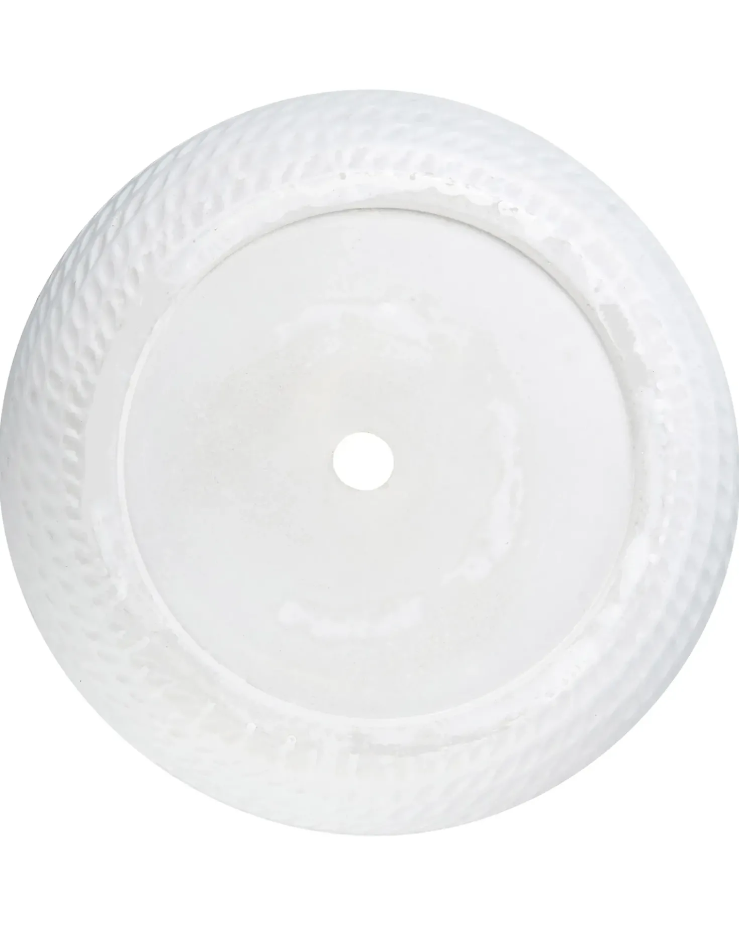 Vaso per piante LIVADIA 39 cm Bianco sporco
