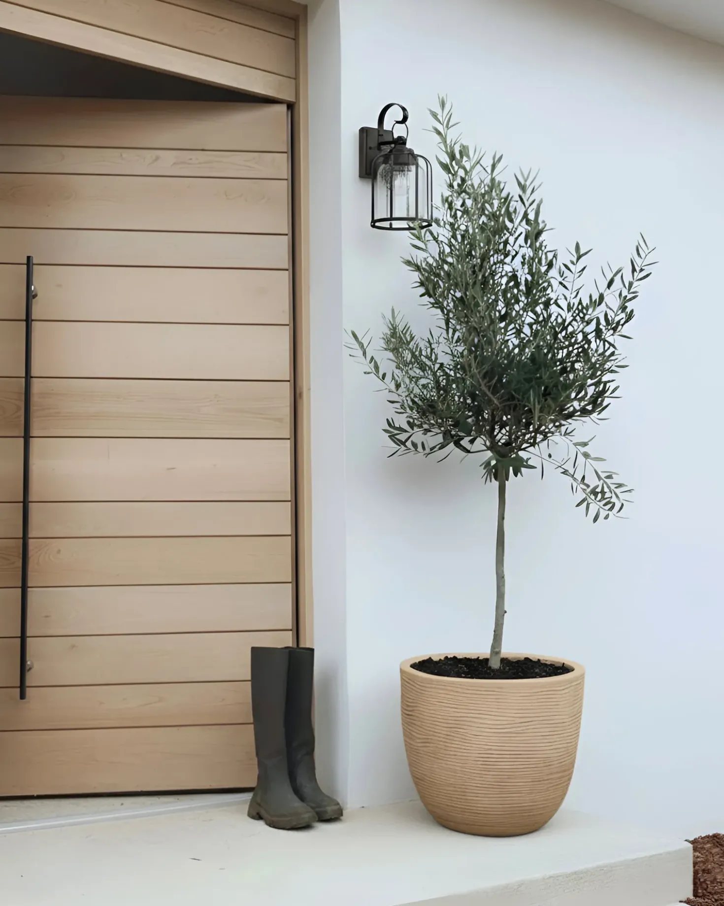 Vaso per piante LIXOURI 47 cm Beige