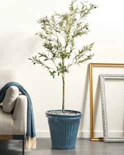 Vaso per piante MAIZE 43 cm Blu
