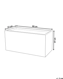 Vaso per piante MYRA 80 cm Bianco