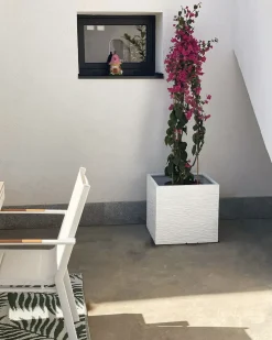 Vaso per piante PAROS 50 cm Bianco