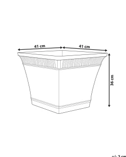 Vaso per piante PSATHA 41 cm Rosa pesca