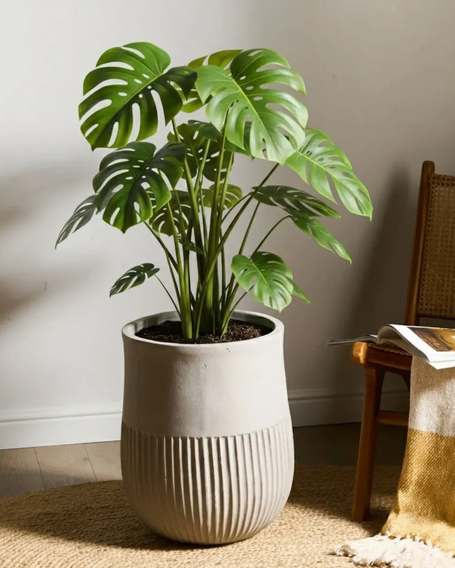 Vaso per piante PYLAROS 36 cm Grigio