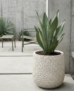Vaso per piante QIYUN 41 cm Beige chiaro