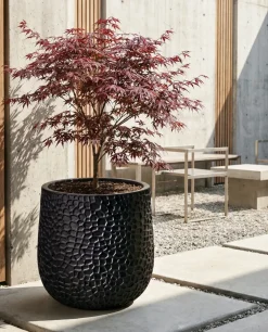Vaso per piante QIYUN 41 cm Nero