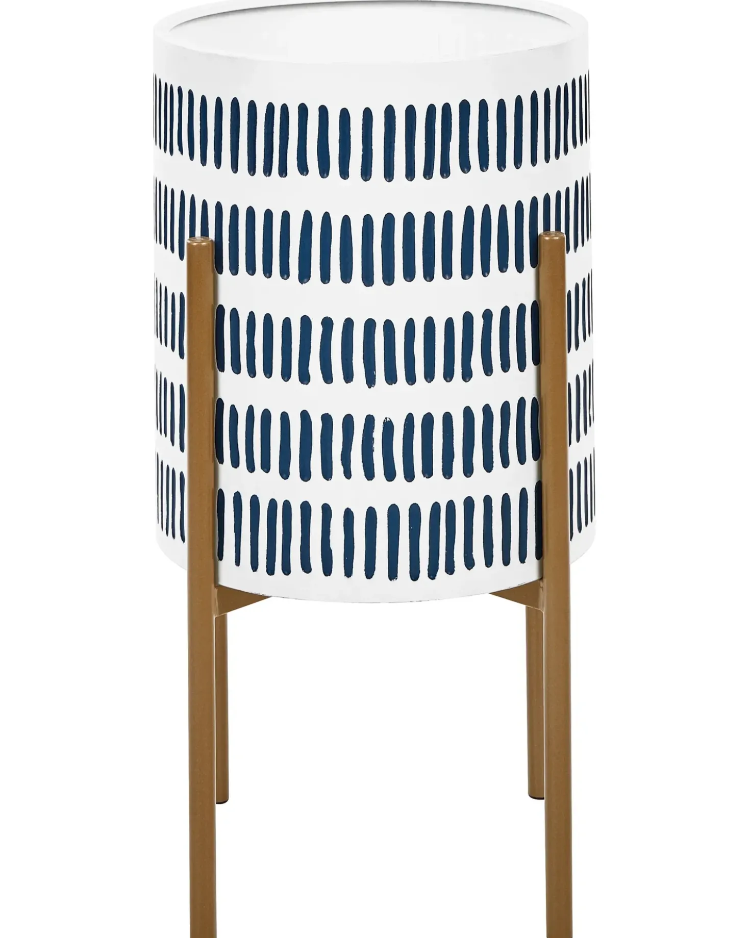 Vaso per piante rialzato NEMOROSA Metallo 31 cm Bianco