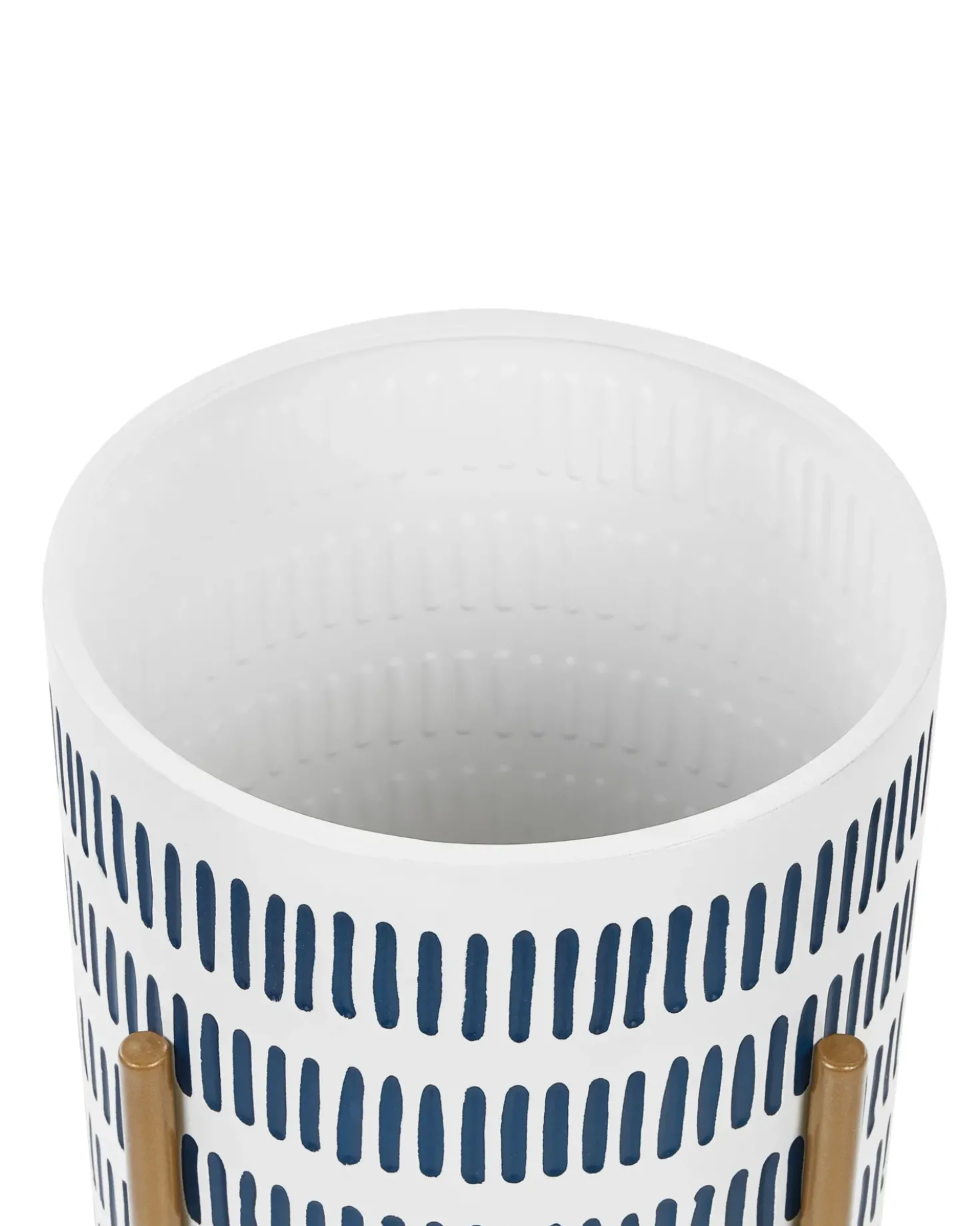 Vaso per piante rialzato NEMOROSA Metallo 31 cm Bianco