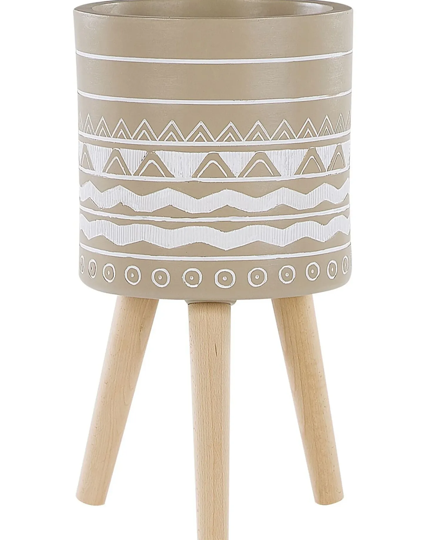 Vaso per piante rialzato MILINA 30 cm Beige