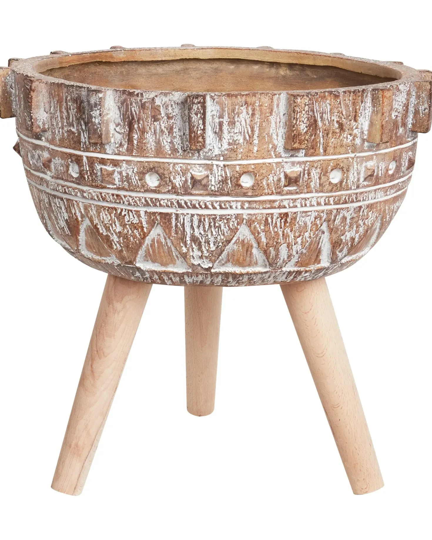 Vaso per piante rialzato ASPLENIUM 37 cm Marrone chiaro