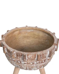 Vaso per piante rialzato ASPLENIUM 37 cm Marrone chiaro