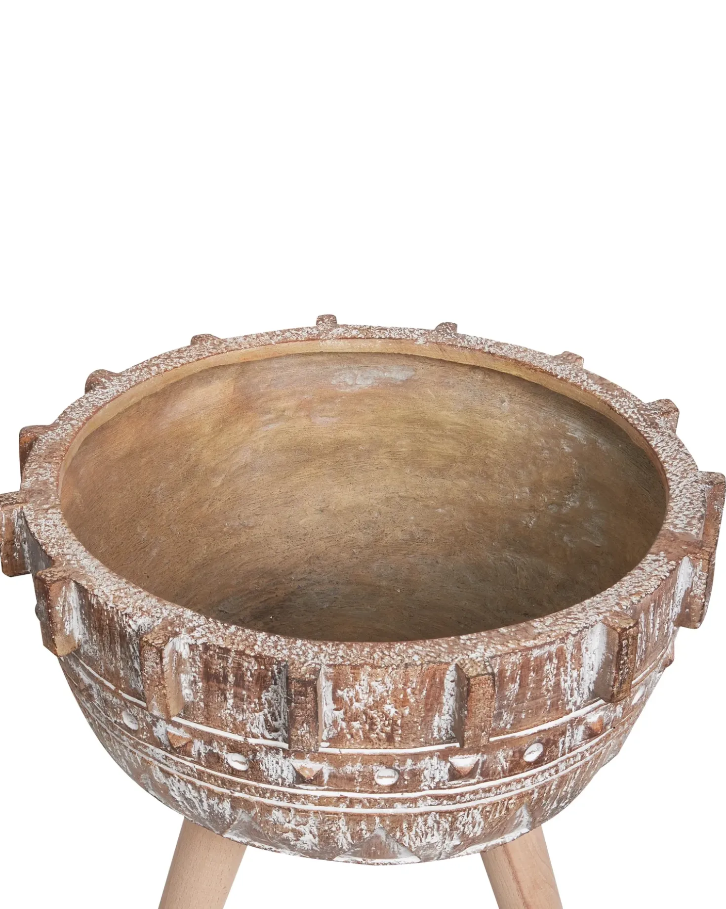 Vaso per piante rialzato ASPLENIUM 37 cm Marrone chiaro