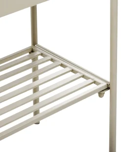 Vaso per piante rialzato VINCA Metallo 70 cm Beige