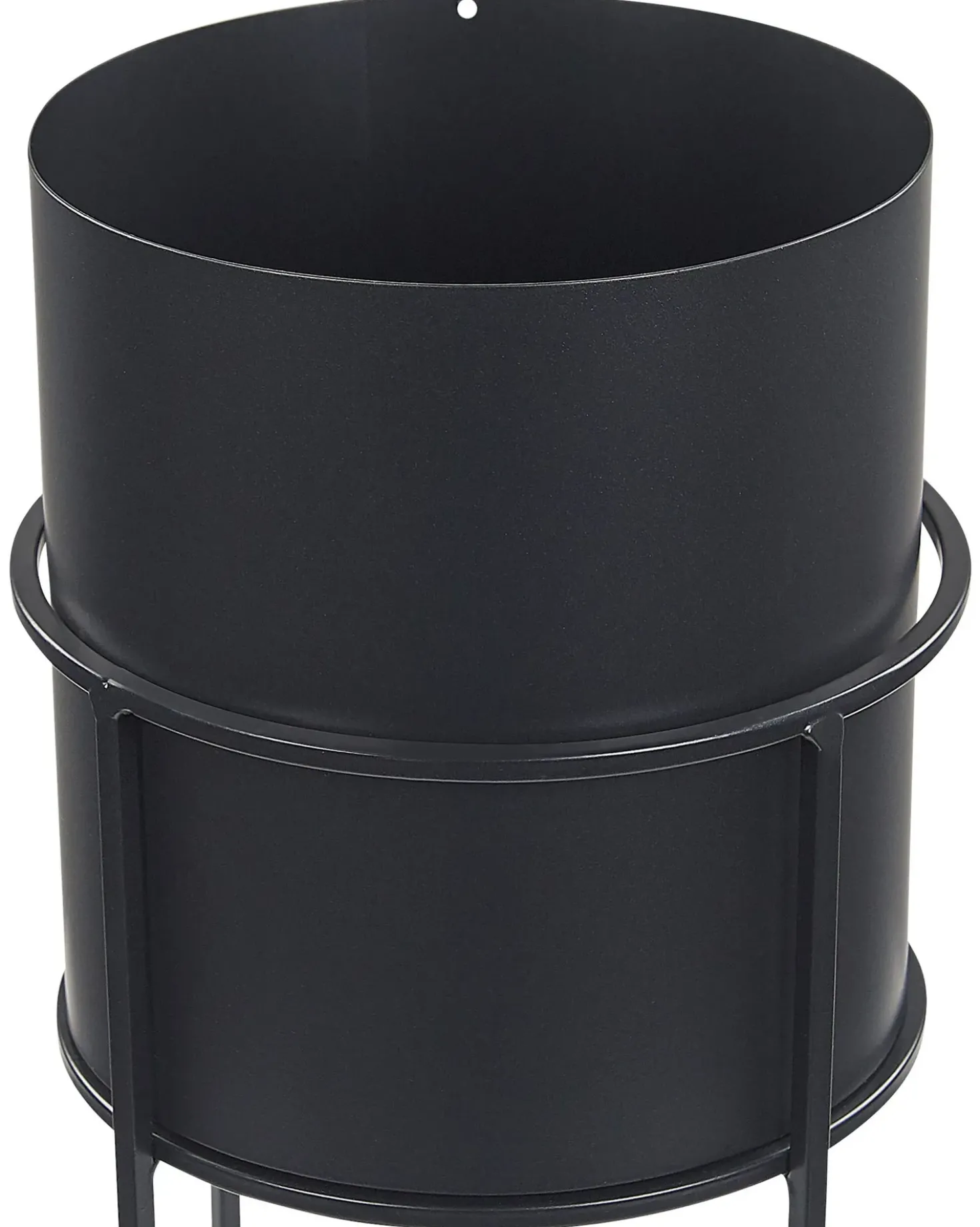 Vaso per piante rialzato MILEA Metallo 16 cm Nero
