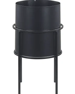 Vaso per piante rialzato MILEA Metallo 16 cm Nero