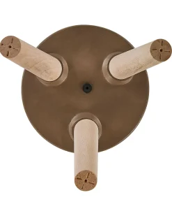 Vaso per piante rialzato ACHILIO 30 cm Marrone scuro
