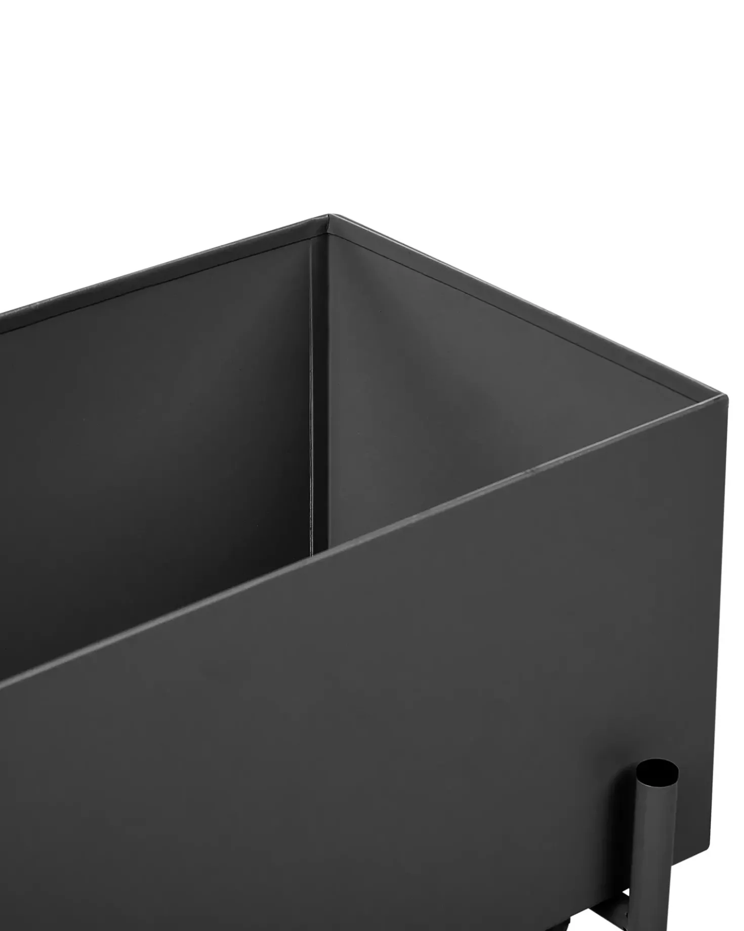Vaso per piante rialzato VINCA Metallo 70 cm Nero