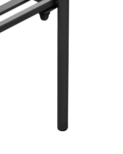 Vaso per piante rialzato VINCA Metallo 70 cm Nero