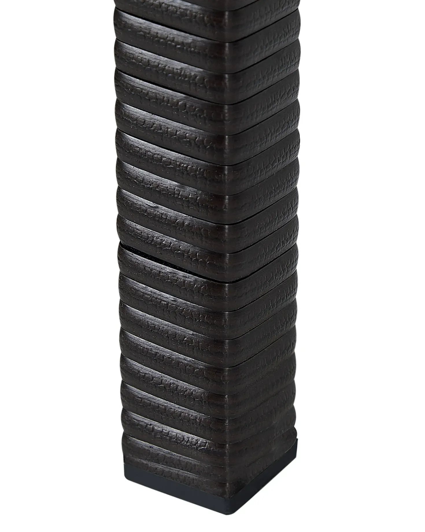 Vaso per piante rialzato CARAGANA Rattan sintetico (PE) 77 cm Marrone scuro