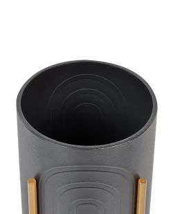Vaso per piante rialzato SEROTINA Metallo 32 cm Nero