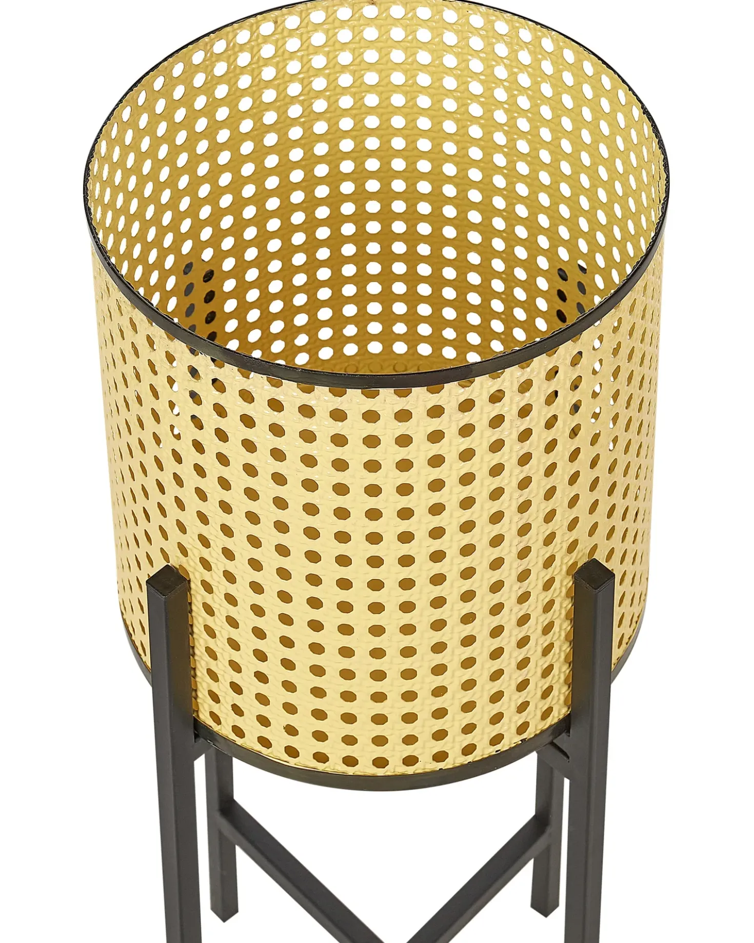 Vaso per piante rialzato FALLOPIA Metallo 25 cm Beige