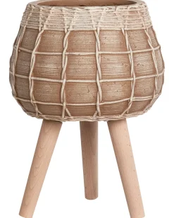 Vaso per piante rialzato DARMERA 30 cm Marrone chiaro
