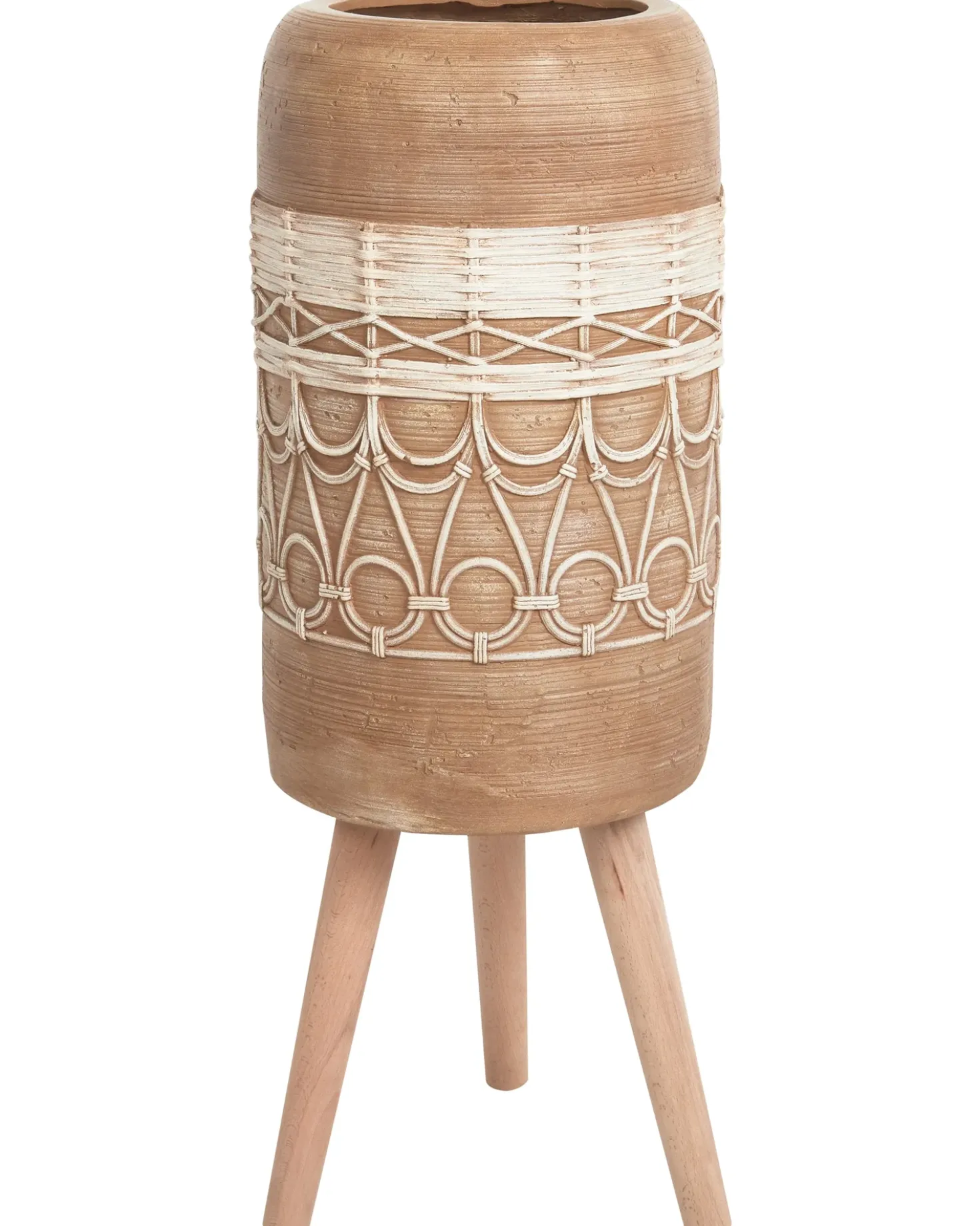 Vaso per piante rialzato DRYOPTERIS 29 cm Marrone chiaro