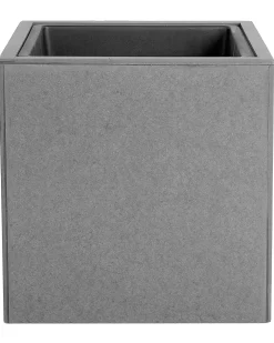 Vaso per piante rialzato DRIMOS 30 cm Grigio chiaro Grigio