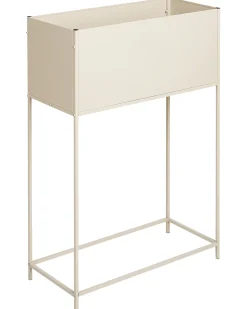 Vaso per piante rialzato TAPIEN Metallo 70 cm Beige