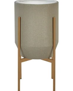 Vaso per piante rialzato HYBRIDUM Metallo 33 cm Grigio