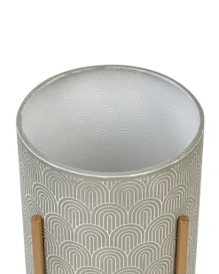 Vaso per piante rialzato AUBRIETA Metallo 31 cm Grigio