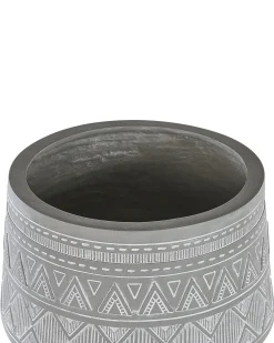 Vaso per piante rialzato MALAKI 44 cm Grigio chiaro