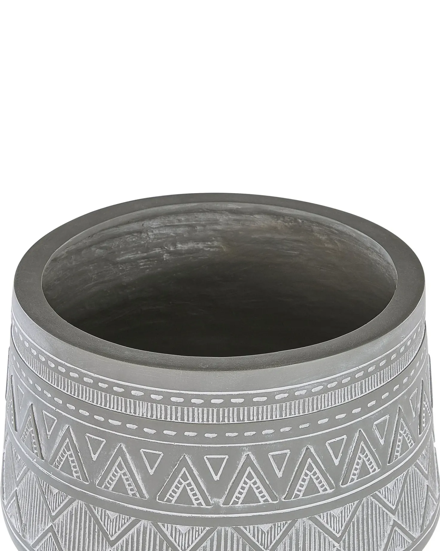 Vaso per piante rialzato MALAKI 44 cm Grigio chiaro
