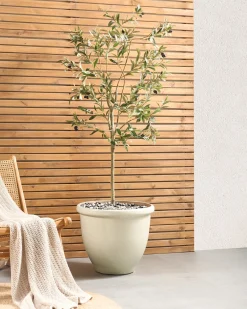 Vaso per piante TESALIA 49 cm Beige chiaro