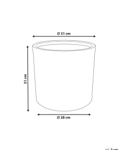 Vaso per piante VOULA 31 cm Marrone