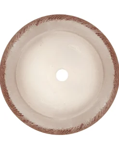 Vaso per piante VOULA 36 cm Marrone dorato