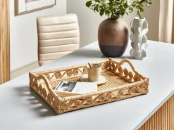 Vassoio CALAYAN Rattan Beige