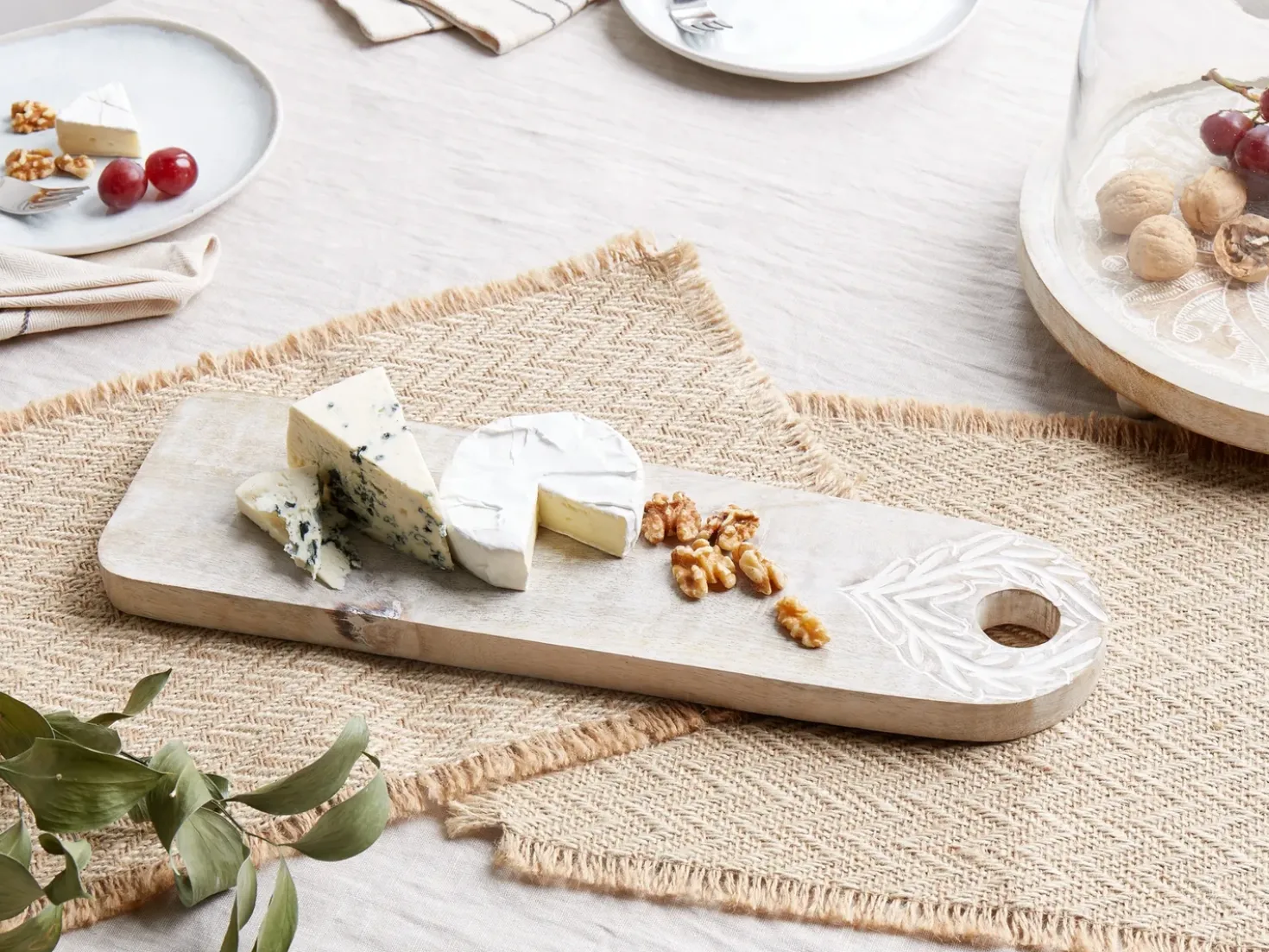 Vassoio da portata ASUAN Legno di mango Marrone chiaro