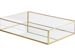 Vassoio GRENOBLE Vetro Oro