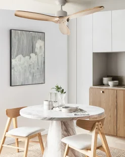 Ventilatore a soffitto ARANI con telecomando Marrone chiaro