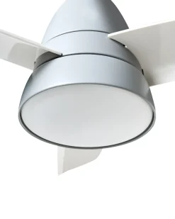 Ventilatore a soffitto con luce STRAWBERRY con telecomando LED Grigio