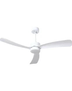 Ventilatore a soffitto con luce PRASLIN con telecomando LED Bianco