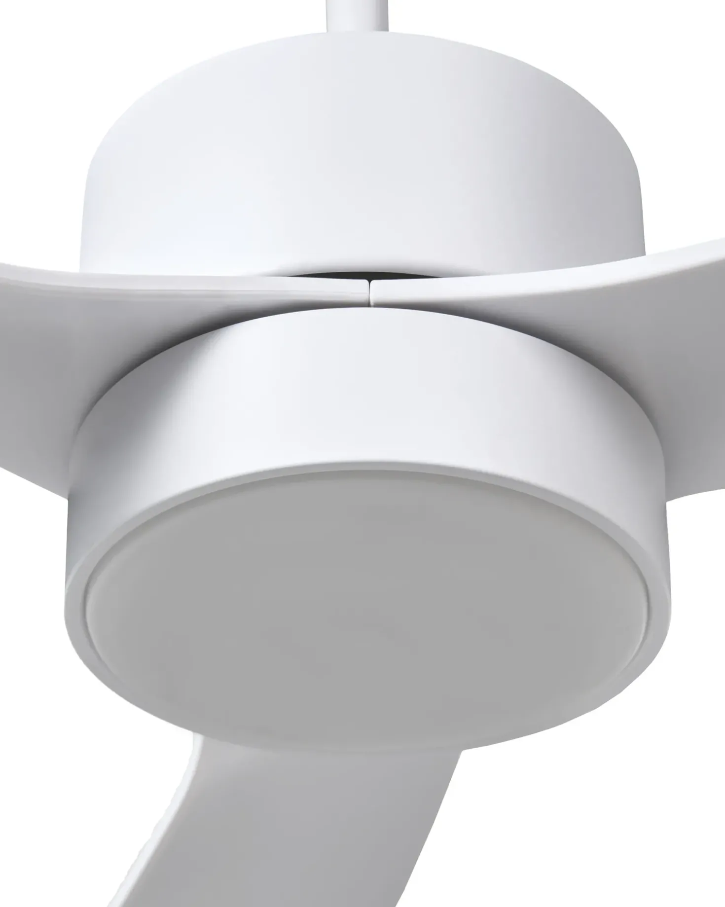 Ventilatore a soffitto con luce PRASLIN con telecomando LED Bianco