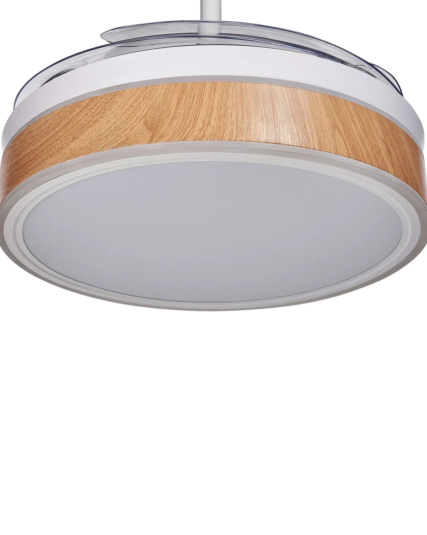 Ventilatore a soffitto con luce FREMONT con telecomando LED Bianco