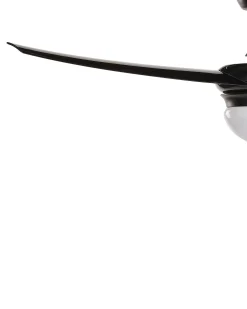 Ventilatore a soffitto con luce JIBOA con telecomando Nero