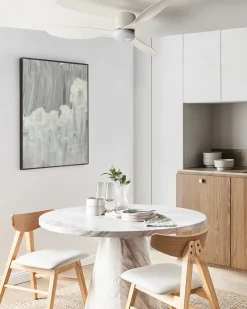 Ventilatore a soffitto con luce VEMBAR con telecomando LED Bianco