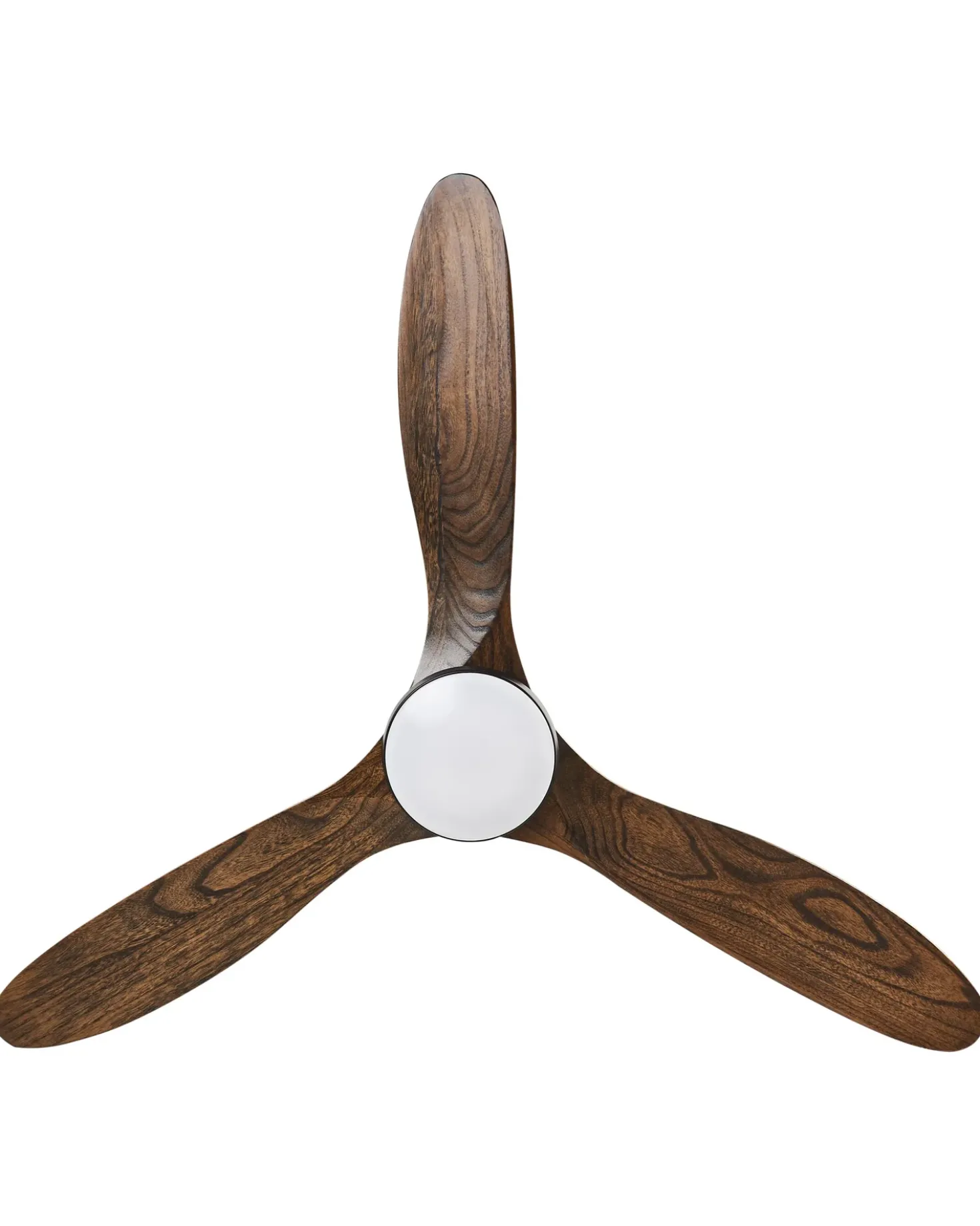 Ventilatore a soffitto con luce MOYAR con telecomando LED Marrone scuro