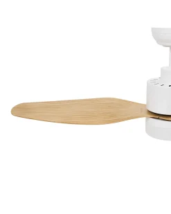 Ventilatore a soffitto con luce ANDERSON con telecomando LED Marrone chiaro